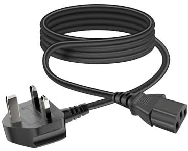 3 pin Power Cable Replacement for Rigol DS1054Z DS1202Z-E Oscilloscope UK Mains AC Power Cord Lead Plug