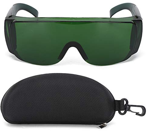 Luqeeg Gafas Láser de Bachin Gafas de Seguridad Láser con Estuche de Gafas Independientes, Gafas de Protección para los Ojos | Gafas de Protección con Láser para Filtro de Luz