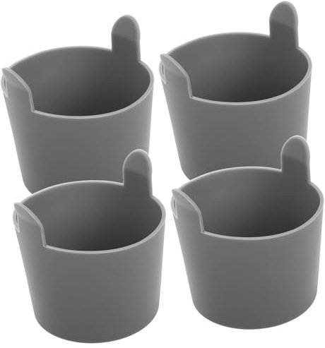 jojofuny Molde para Huevos de Freidora de Aire 4 Piezas de Silicona