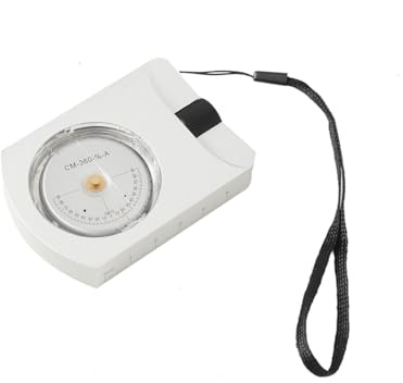 Atsoya Altimeter Handheld Clinometer, Aluminum Clinometer, Waterproof Clinometer Forestry Sighting Altimeter for Backpacking Hiking Field Work Handy Trail Slope Building Tree Height Measuring Tool