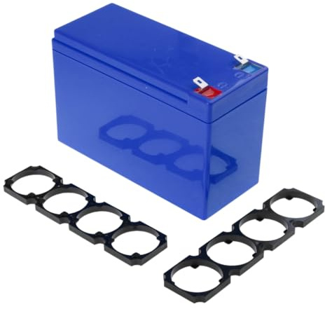 Säkert ABS-batterihölje med 32650/32700 hållare elegant plastbatterilåda