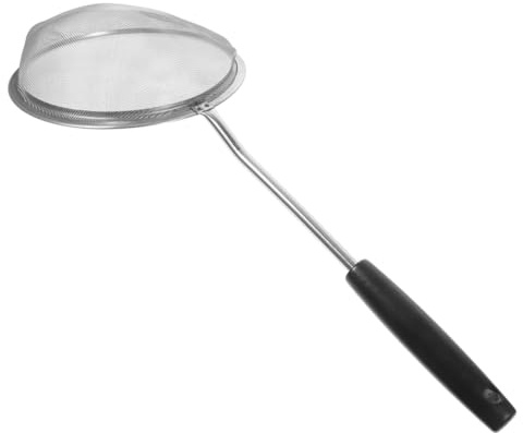 FUNNETOYU Passoire Acier Inoxydable avec Manche Cuillère Filtrante Multi Usage à Mailles Fines pour Cuisine et Hot Pot Ustensile et Sécurisé