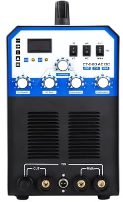 Soldadora Multifunción AC/DC TIG TIG MMA ARC CUT 3 En 1 Soldadora TIG De Corte FáCil De Usar(PACKAGE 1)