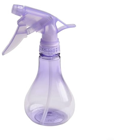 Eawfgtuw Bottiglia spray portatile da 250 ml per giardino e uso domestico, spruzzatore portatile con testa per piante, fiori, parrucchieri, materiale PET, (viola)