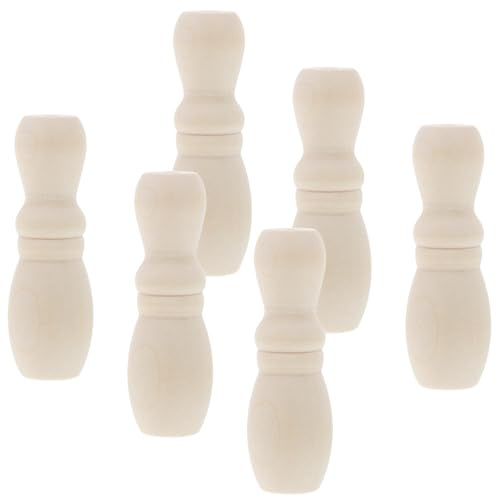 BESPORTBLE Lot de 6 Tirettes en Bois Robustes pour Stores Vénitiens Accessoires pour Stores à Cordon Pompons Suspendus pour Rideaux Usage Domestique