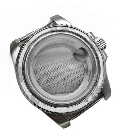 NLNKDTDPAK 40 mm klockfodral 8215 fodral med safirglas Passar for NH35/NH36/8215/GD2813/GD3804 urverksdel transparent botten(For NH35 NH36,Sapphire glass)