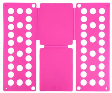 Fukaisu Kids Clothes Folding Board, Small Size Plastic Laundry Folder for Children Quick & Easy Foldable Tool for T-Shirts Pants Pajamas Home Storage Organizer