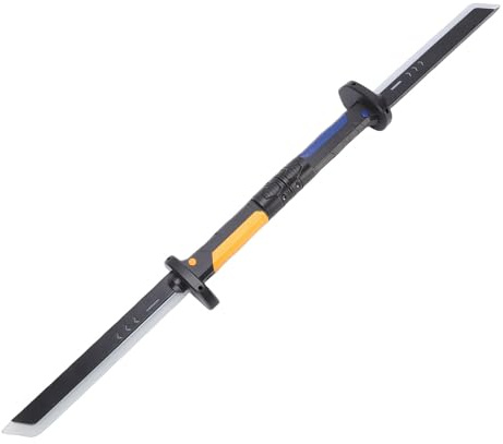 Yanmis Leuchtendes Schwert, 2 Blinkende LED-Säbel mit Dynamischem Sound und Buntem Licht, 16,93 Zoll Großes Cosplay-Kostümschwert, Halloween-Weihnachtsgeburtstagsgeschenk