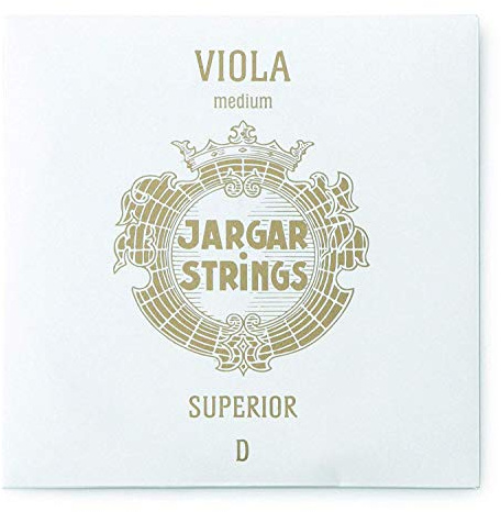 JARGAR Cuerda para Viola Superior Re Medium entorhcado plateado