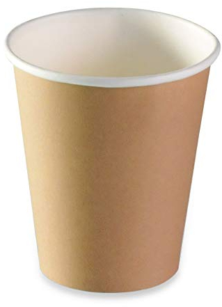 LPF LE PETIT FOURNISSEUR - Lot de 2000 Gobelets jetables en Carton Kraft 15-17cl - Recyclable et Biodégradable - Gobelets café, thé, boissons chaudes et froides - Résistant à la chaleur - Couleur Brun