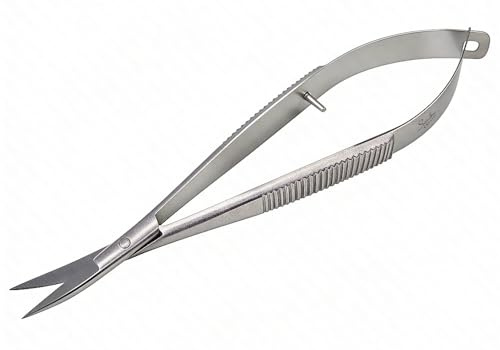 Quantum Art Micro Straight 4.5 Self Opening Scissors from Stainless Steel - Multipurpose, Manicure, Scrapbooking and Decoupage