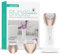 VOYOR Epilator for Women Cordless & Rechargeable, Epilator Hair Removal with 30 Tweezers,3 in 1 Epilators with Electric Lady Shaver and Foot File,Hair Removal Device for Arm Leg BM300 (Champagne Gold)
