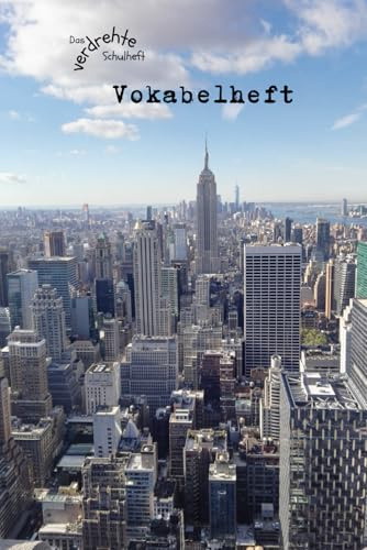 Das verdrehte Schulheft/Vokabelheft: New York Style / für Vokabeln / Lernwörter / Reisetagebuch: zweispaltig/2 Spalten/A5