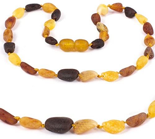Baltic Secret Selected Baltic Amber Bernstein kette - Heilsteinkette - echt Bernstein Schmuck - Halskette als Geschenk für Damen & Herren, Natürliche Schutzstein - Glücksbringer