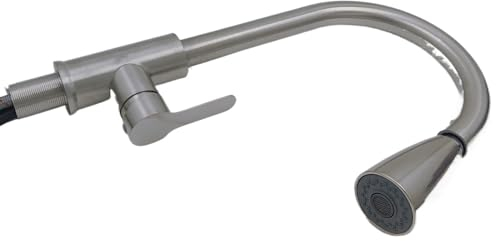 Double Water Outlet Kitchen Faucet hot and Cold Rotating washbasin Sink Pull-Out Faucet washbasin Faucet