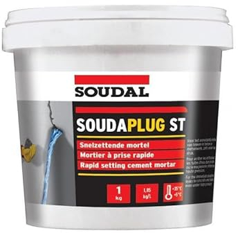Soudaplug ST – Mortero impermeabilizante – Soldal, 5 kg