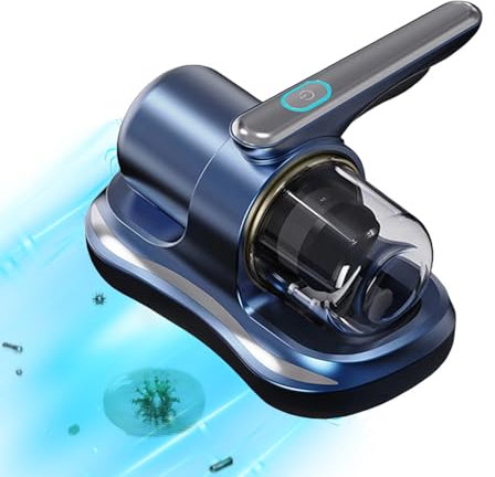 Kamanan Aspira Materassi,Aspirapolvere per Materassi,Aspiratore Portatile Battimaterasso,Milbenstaubsauger mit UV-Licht,Aspiratore Portatile per Materassi,Letti,Divani in Stoffa,Tappeti