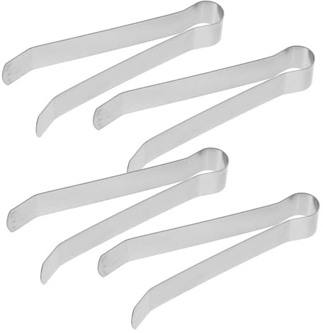 HOMSFOU 4 Pezzi Spegnicandele in Acciaio Inox Clip per Stoppino, Estintore Robusto per Candele, Accessorio Compatto per Sicurezza Domestica e Spegnimento Senza Fumo