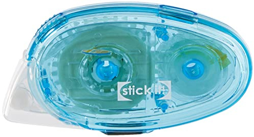 Stick it Removable Adhesive Roller, Clear, 8mm x 10m, Adhesive Roller for Card Making and Scrapbook Accessories, Rollers for Home and School Supplies, Ideal for Craft Projects