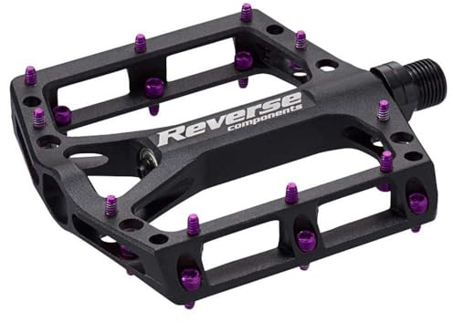 Reverse Black ONE Flat Fahrrad Pedal schwarz/lila