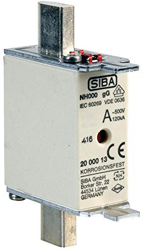 Fuse, General Line, Nh, 100A, Fuse Current 100A, HRC Fuse Case Style Blade Tag, Product Range NH Series, SVHC No SVHC (27-Jun-2018), Voltage Rating V DC 220VDC, Voltage Rating VAC 500VAC, Approval Bod