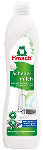 Frosch latte abrasivo, latte detergente multiuso con farina di marmo naturale, (1 x 500 ml)