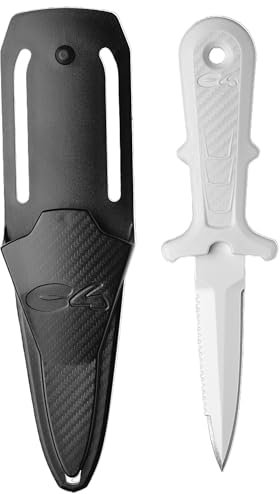 C4 Ergonomisches Messer für Unterwasseraktivitäten Modell Naifu White S