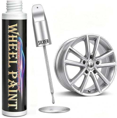 Peinture de retouche pour jantes (argent clair)