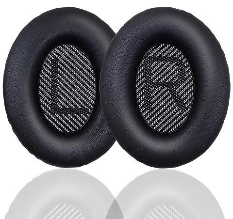 Ersatz-Ohrpolster für Bose QuietComfort 15 QC15 QC25 QC2 QC35 QC45/Ae2 Ae2i Ae2w/SoundTrue & SoundLink Around-Ear-Serie, Ersatz-Ohrpolster