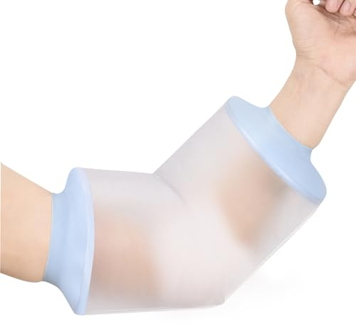 Fasola Protège PICC Bras, Protecteur de Plâtre, de Pansement et de Bandage Réutilisable, Manchon Douche Bras pour Douche, Maintenir le bandage au sec