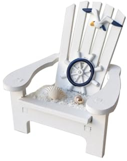 Wisafory Mini Strandstuhl Holz Strandkorb Deko Liegestuhl Miniatur Ornament Puppenhaus Garten Ministuhl Strand Stuhl Maritime Dekoration Mikrolandschaft Zubehör Steuermann | Ministuhl, Miniatur Zubehör, Mikrolandschaft, DIY Basteln, Garten Deko, Puppenhaus, Strandthema Dekoration