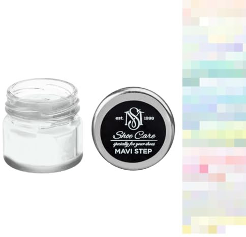 Weiße Cremefarbe für Wildleder und Nubuk – weiße Farbcreme – Erstellen Sie individuelle Farbabstimmung durch MAVI STEP