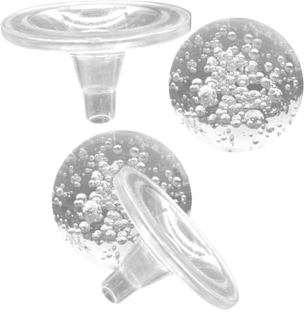 Milisten 2piezas Bola Redonda Decoración De Esferas De Repuesto para Fuente De Burbujas Decoración para y Jardín