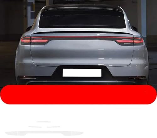 TQABADQ Faro per Auto Pellicola Protettiva Fanale Posteriore Trasparente fumé Nero TPU Adesivo, per Porsche Cayenne 2018-On 2020 2021 2022