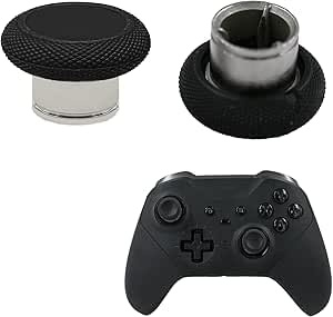 2Pcs Elite Series 2 Thumb Sticks for Xbox Elite Series 2 Core/Elite 2,Black | Metal Magnetic Elite 2 / Elite Series 2 Core Thumbsticks for Xbox Elite Controller 2 for Xbox Elite 2 Core Controller
