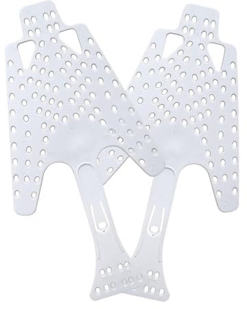 kowaku Flip Fin Tauchflossen Schuhe Stützeinsatz für Flossen Kompakte Verschleißfeste Halterung Schuhe Spanner für Frauen Männer Hohles Design, Weiß