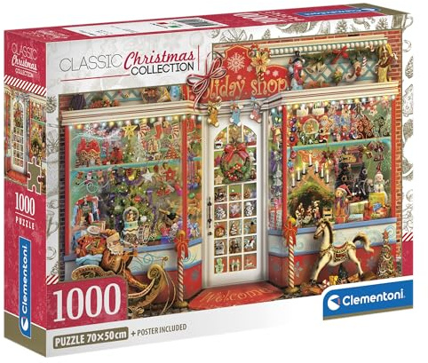 CLEMENTONI, PZL 1000 Holiday Shop Compact, 39997