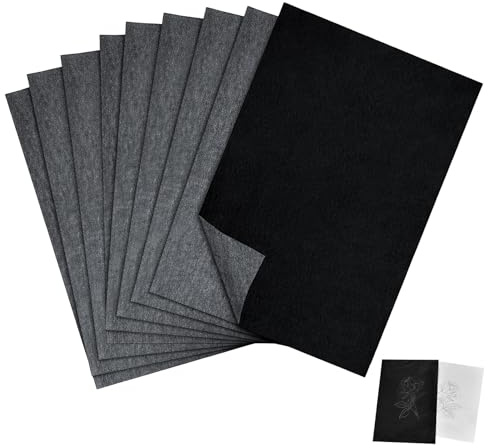 50 Blatt Pauspapier A4,Transferpapier,Durchschlagpapier,Graphitpapier,Kohlepapier zum Nachzeichnen,Abpauspapier,Blaupause Papier,Tracing Paper,Pauschpapier A4,Blaupapier Durchschreiben Leinwand
