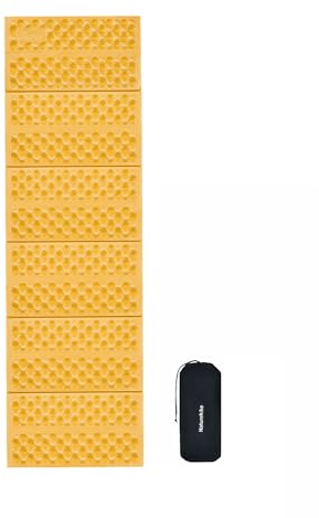 Naturehike R-Wert 3.0 Faltbare Camping-Isomatte, 480g Matratze, ≥ -5℃ | Ultraleicht,2,5cm Dicke IXPE Hochelastisch, Feuchtigkeitsdicht & Wärmend mit Aluminiumfolie, Eiernest