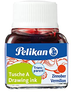 Pelikan A 523 Tusche A, 10 ml, zinnoberrot
