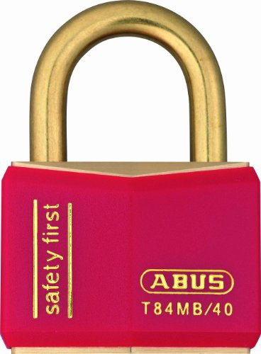 ABUS - Lucchetto T84MB/40 40mm rosso Safety First Stainless - ABUT8440RED