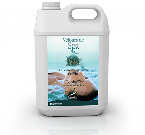 Camylle - Hot Tub Fragrance Pine - A base di oli essenziali per spa o vasche idromassaggio - Tonificante con aromi freschi e speziati - 5000ml