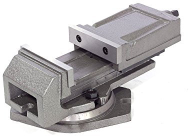 SOGI Y166/100 Morsa a macchina 100x35 mm con tavola girevole per fresatrici - apertura 75 mm