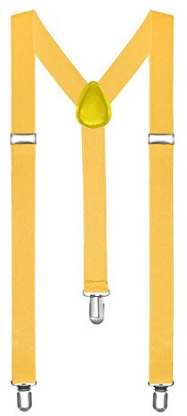 Braces / Suspenders One Size Fully Adjustable Y Shaped With Strong Clips
