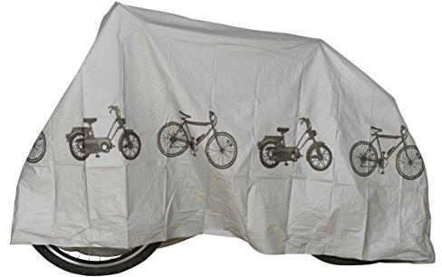 FISCHER 86402 Fahrradgarage Universal Fahrrad-Garage, (B) 2.000 x (H) 1.100 mm, grau, 200 x 110 cm