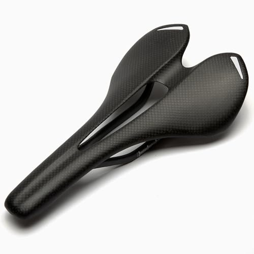 RXL SL Carbon Bike Seat - Carbon Fiber MTB Saddle for Men and Women - 275x143mm 3K Matte Black