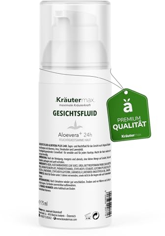 Aloe Vera Fluid Creme Gesichts Gesichtscreme für die Gesichtspflege 1 x 75 ml