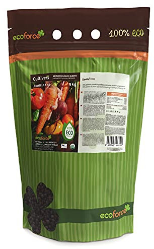 CULTIVERS Fertilizzante Biologico da Giardino, 5 kg Fertilizzante Microgranulato Organico E Naturale al 100%. Migliora La Produttività delle Colture A Rilascio Lento