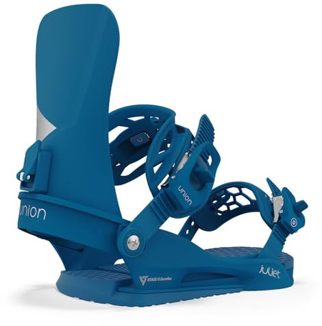 Union Juliet - Fijaciones de snowboard para mujer, talla S, color azul