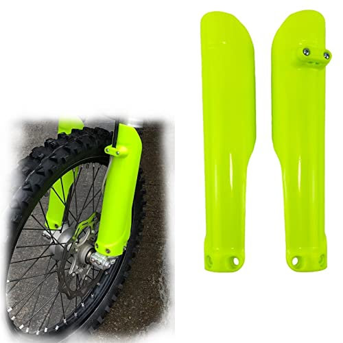 PuLaif Gabelschutz Dirt Bike Motorrad Absorber Gabel Protektoren Schutzfolie Rahmenabdeckung Für TE125 TE150 TE250 300 TX300 Schutz (Color : Green)